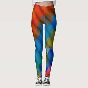 Abstract Colour Art #37 Leggings