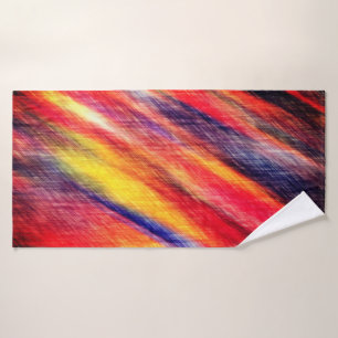 Abstract Colour Bath Towel