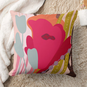 Abstract Colour Blocks Bold Blocks Home Cushion