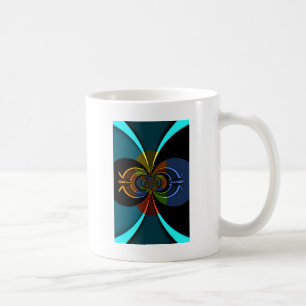 Abstract Colour Burst Art Print Coffee Mug