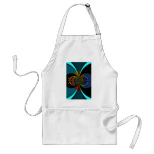 Abstract Colour Burst Art Print Standard Apron
