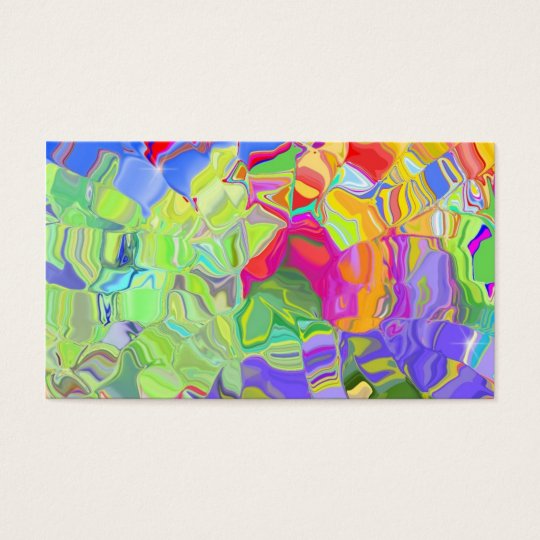 Abstract Colour Business Card