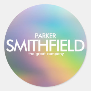 Abstract Colour Classic Round Sticker