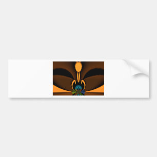 Abstract Colour Contrast Art Print Bumper Sticker