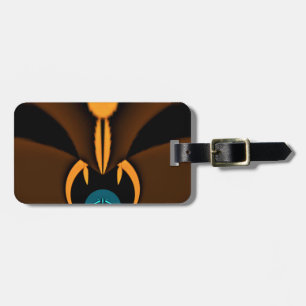 Abstract Colour Contrast Art Print Luggage Tag