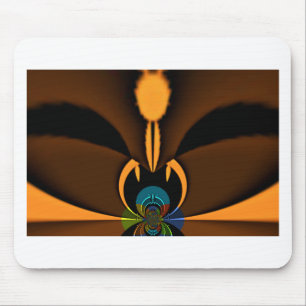 Abstract Colour Contrast Art Print Mouse Mat