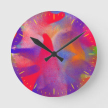 Abstract colour free paint
