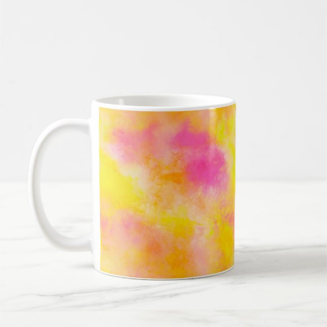 Abstract Colour Gradient Luminous Joy Coffee Mug (Left)