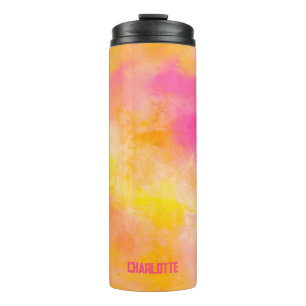 Abstract Colour Gradient Luminous Joy Personalised Thermal Tumbler