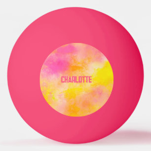 Abstract Colour Gradient Luminous Joy Ping Pong Ball