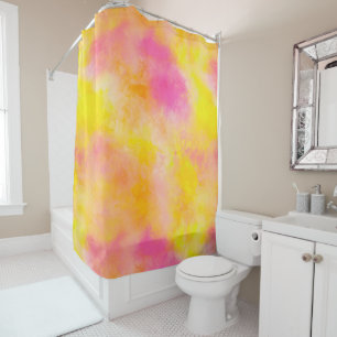 Abstract Colour Gradient Luminous Joy Shower Curtain