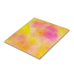 Abstract Colour Gradient Luminous Joy Tile