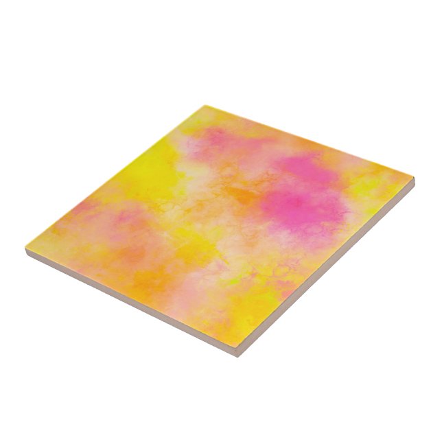 Abstract Colour Gradient Luminous Joy Tile (Side)