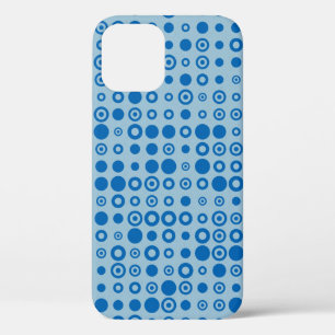 Abstract Colour Halftone Dots generative art backg iPhone 12 Case