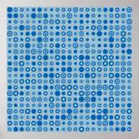 Abstract Colour Halftone Dots generative art backg