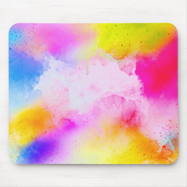 Abstract Colour Mouse Mat (Front)