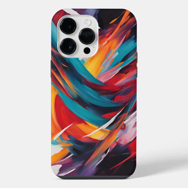 Abstract Colour Movement iPhone Case (Back)