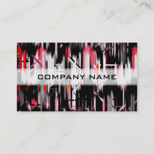 Abstract Colour Paint Brush Stroke #24 Business Card