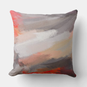 Abstract Colour Paint Brush Stroke #29 Cushion