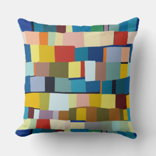 Abstract Colour Patchwork 271020 Cushion