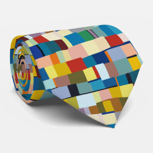 Abstract Colour Patchwork 271020 Tie