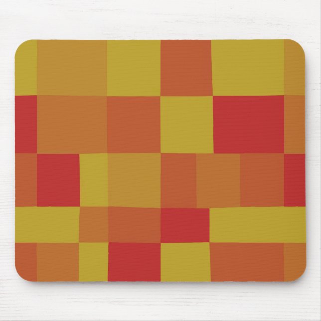 Abstract Colour Patchwork Pattern 280913 Mouse Mat (Front)