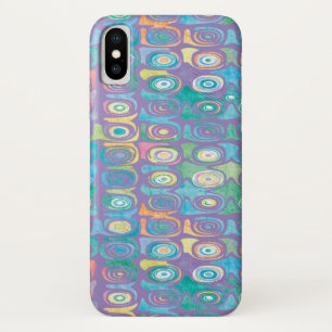 Abstract Colour Pattern 1 iPhone X Case