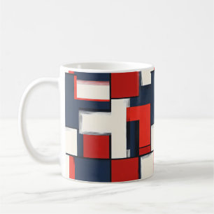Abstract Colour Pattern Mosaic Coffee Mug