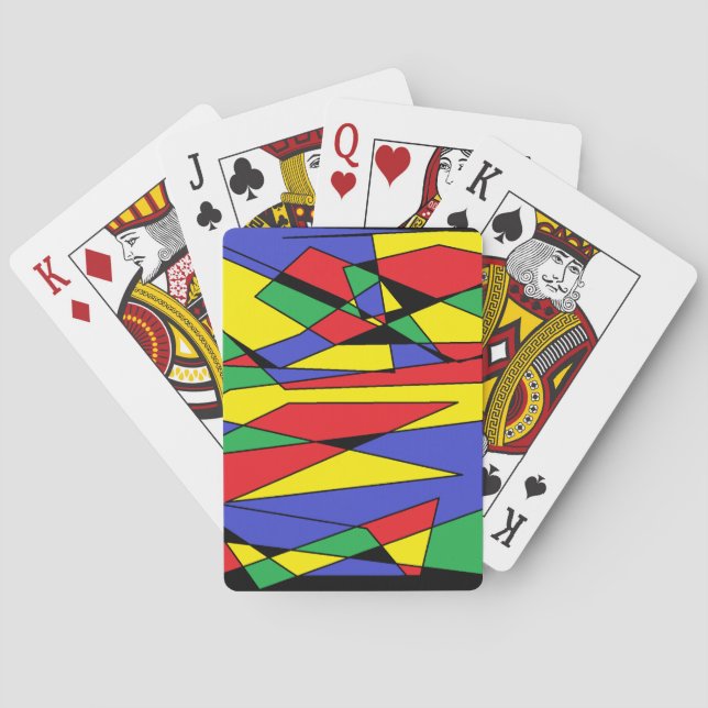 Abstract Colour Playing Cards (Back)