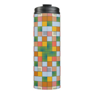 Abstract colour seamless pattern thermal tumbler