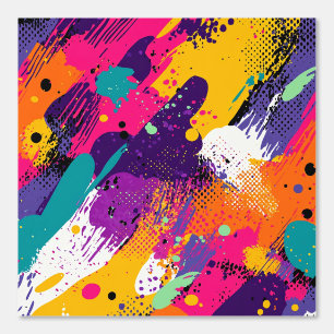 Abstract Colour Splash in Retro Comic Style (5) Wallpaper
