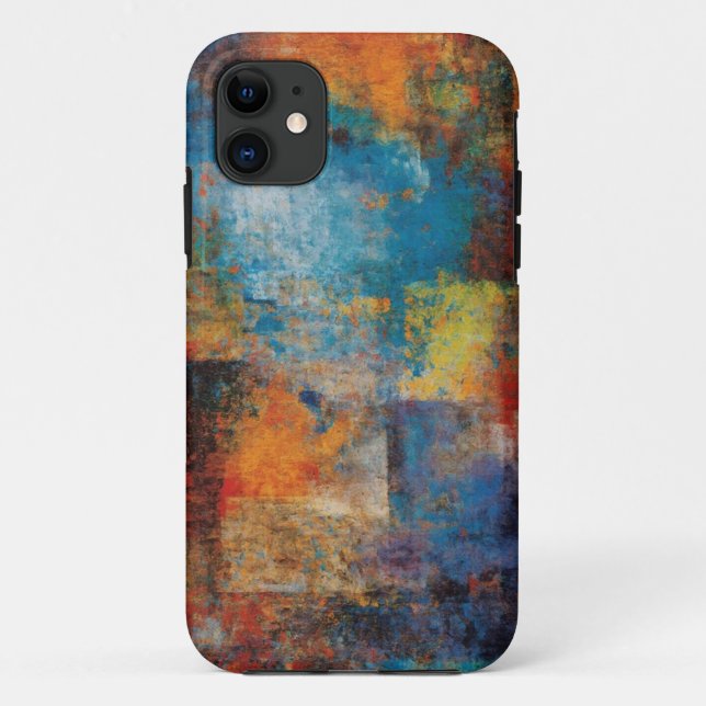 Abstract Colour Splash iPhone 11 Case (Back)
