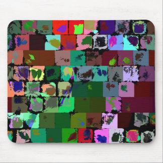 Abstract Colour Squares Mouse Mat