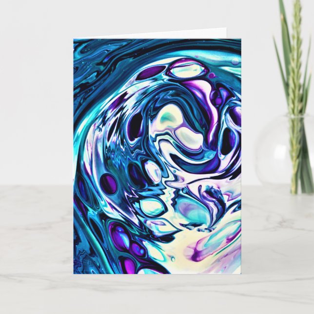 Abstract Colour Study 100, card (Front)
