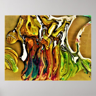 Abstract Colour Study 10, Poster