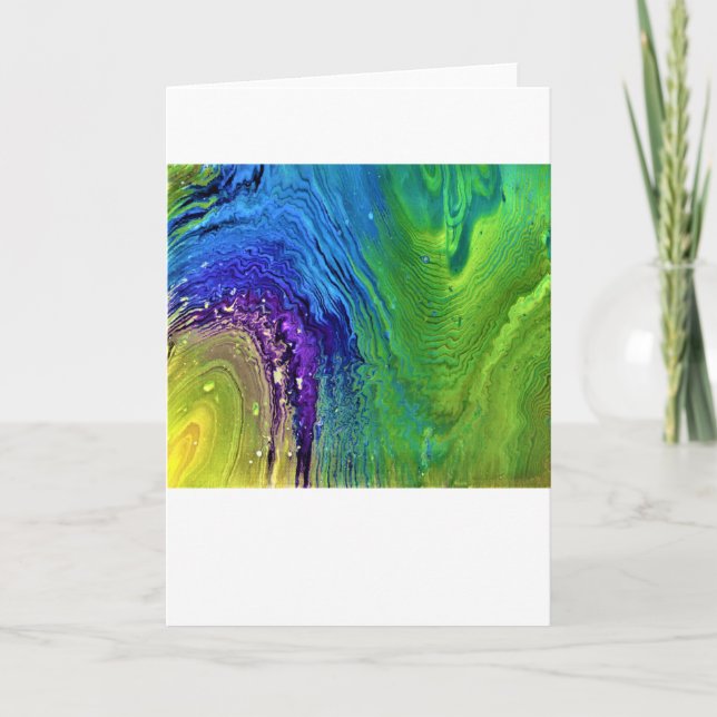 Abstract Colour Study 12, Card (Front)