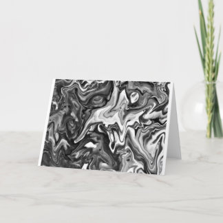 Abstract Colour Study 132 / Noir, Card