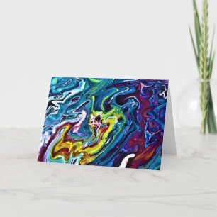 Abstract Colour Study 156, card