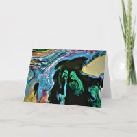 Abstract Colour Study 166, card
