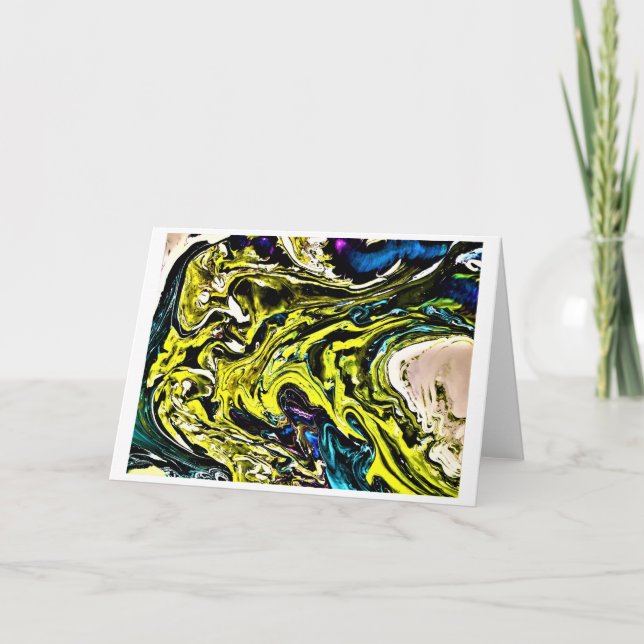 Abstract Colour Study 16, Card (Front)