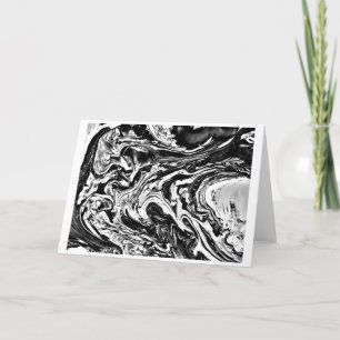 Abstract Colour Study 16 / Noir, Card