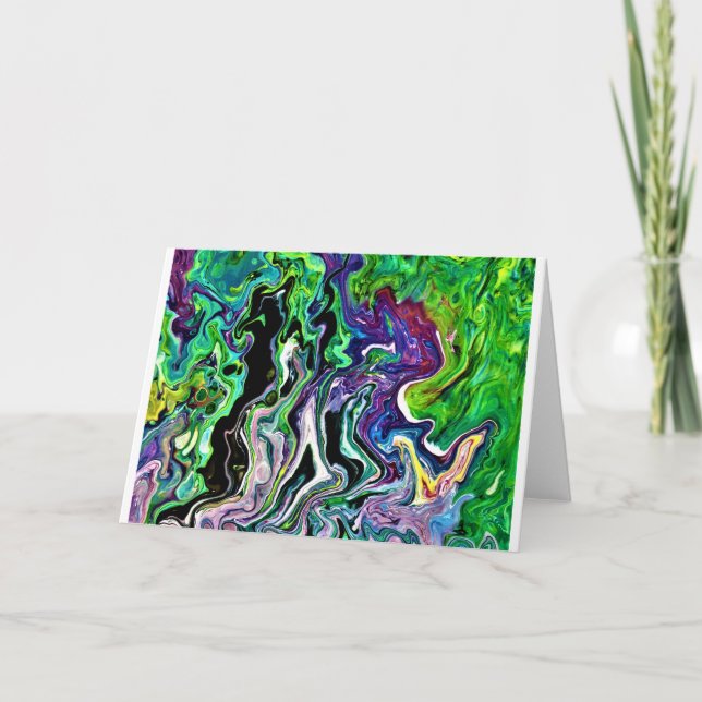 Abstract Colour Study 173 Card (Front)