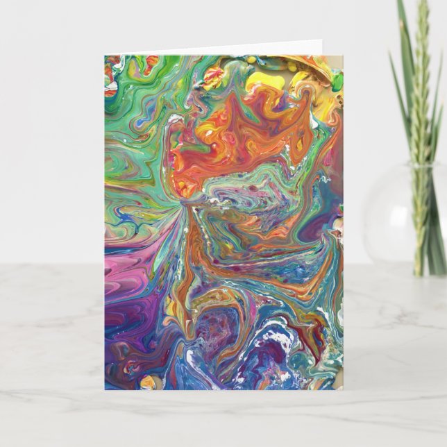 Abstract Colour Study 1, card (Front)