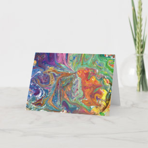 Abstract Colour Study 1, card