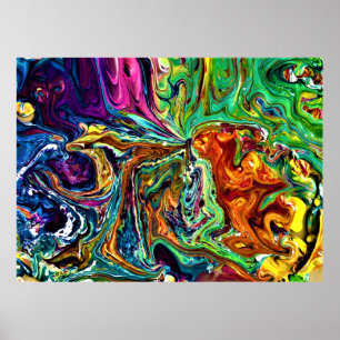 Abstract Colour Study 1, Poster