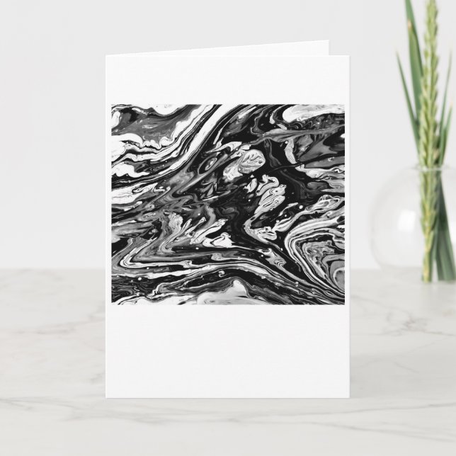 Abstract Colour Study 21 / Noir, Card (Front)