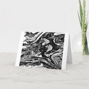 Abstract Colour Study 21 / Noir, Card