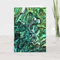 Abstract Colour Study 327, card