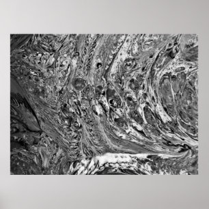 Abstract Colour Study 32 / Noir, Poster