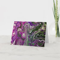 Abstract Colour Study 410, card